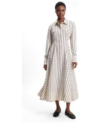 Women's Stripe Midi Dress