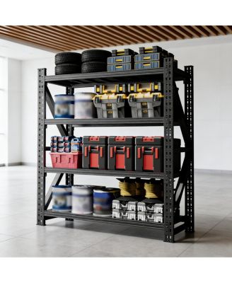 Heavy Duty 4000LBS Adjustable Metal Garage Shelving Unit