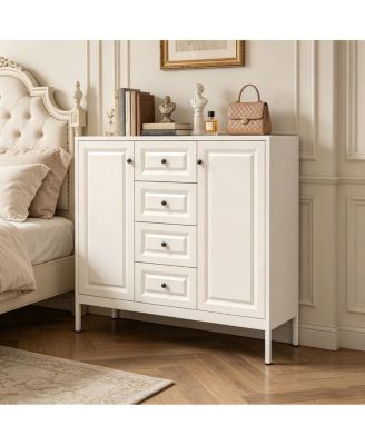 40.16'' Storage Sideboard Buffet Cabinet with 4 Drawers and 2 Doors