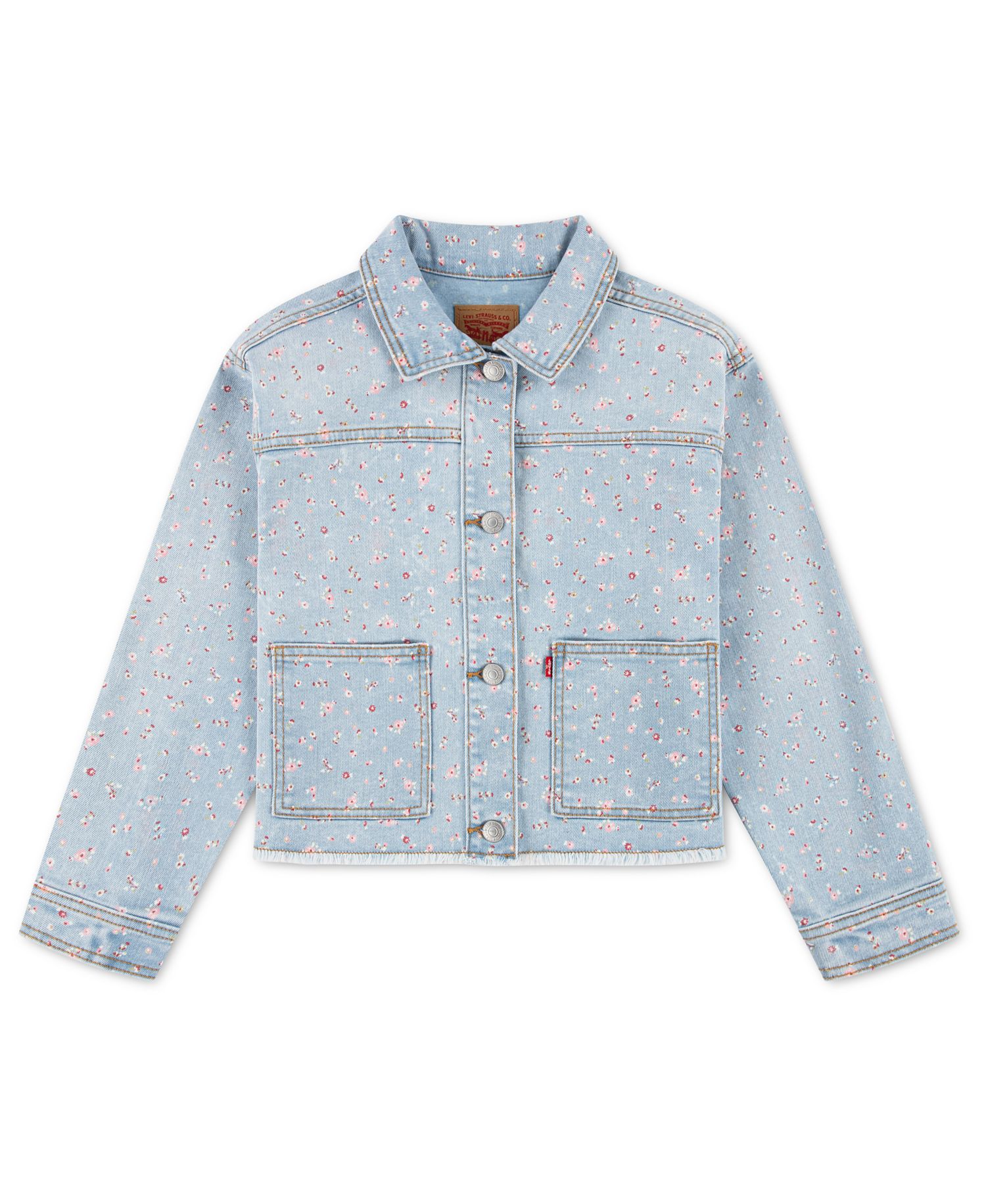 Girls' 4-6x Fashion Trucker Long-Sleeve Jacket
