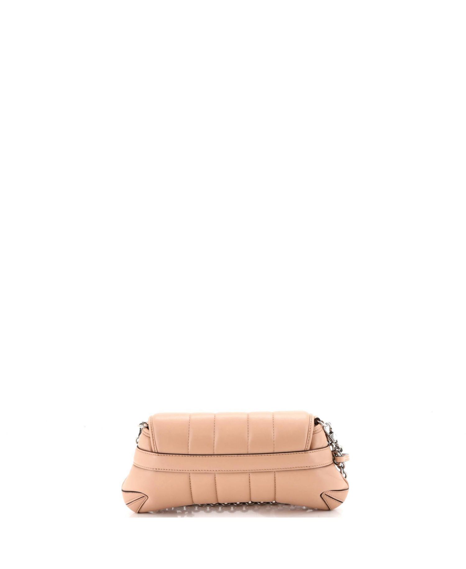 Small Horsebit Chain Shoulder Bag Vertical Quilted Leather