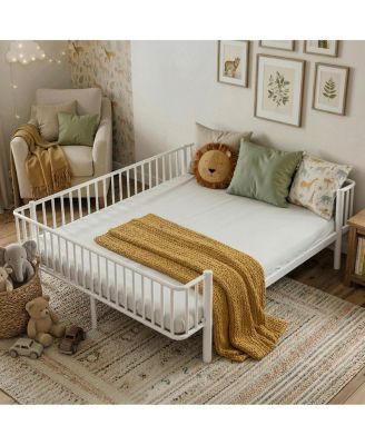 Metal Daybed with Sturdy Steel Slat Support
