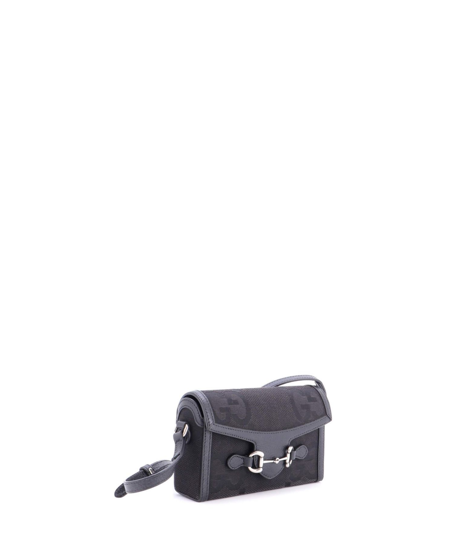 Mini Horsebit 1955 Flap Crossbody Bag Jumbo GG Canvas