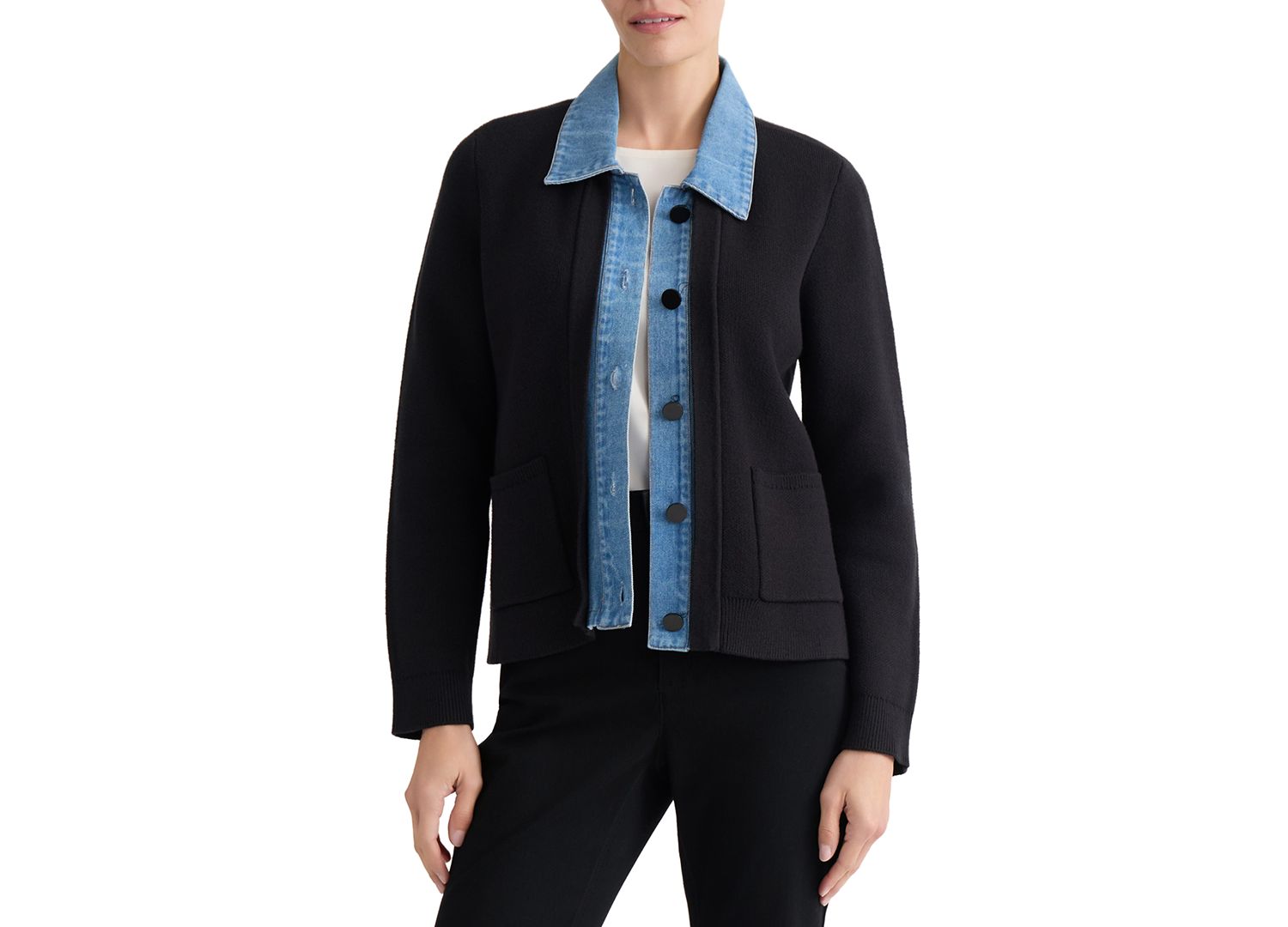 Women's Notch Collar Cardigan