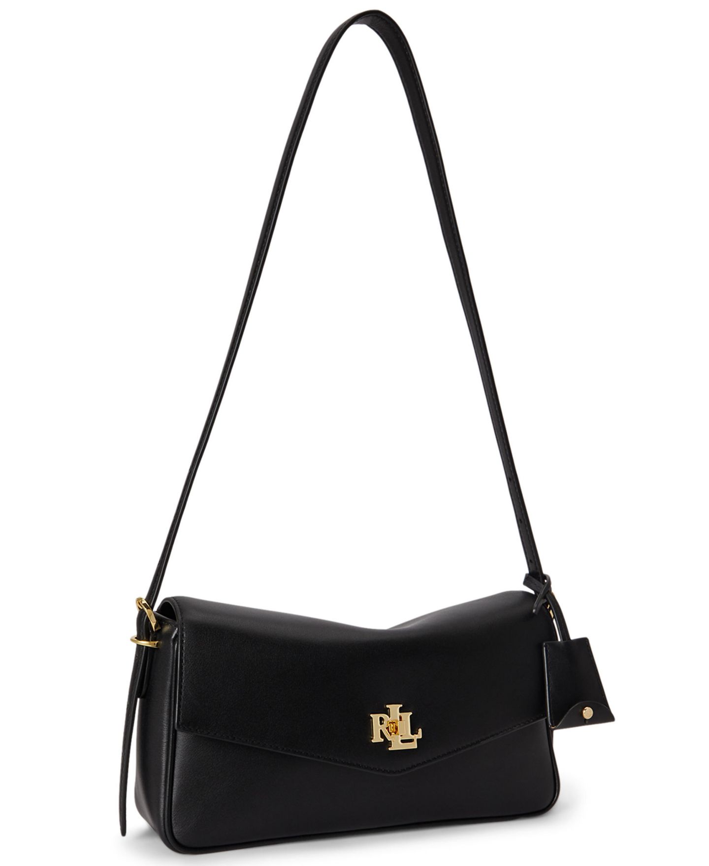 Женская сумка Lauren Ralph Lauren Farrah Small Shoulder, цвет: Чёрный — фото 4