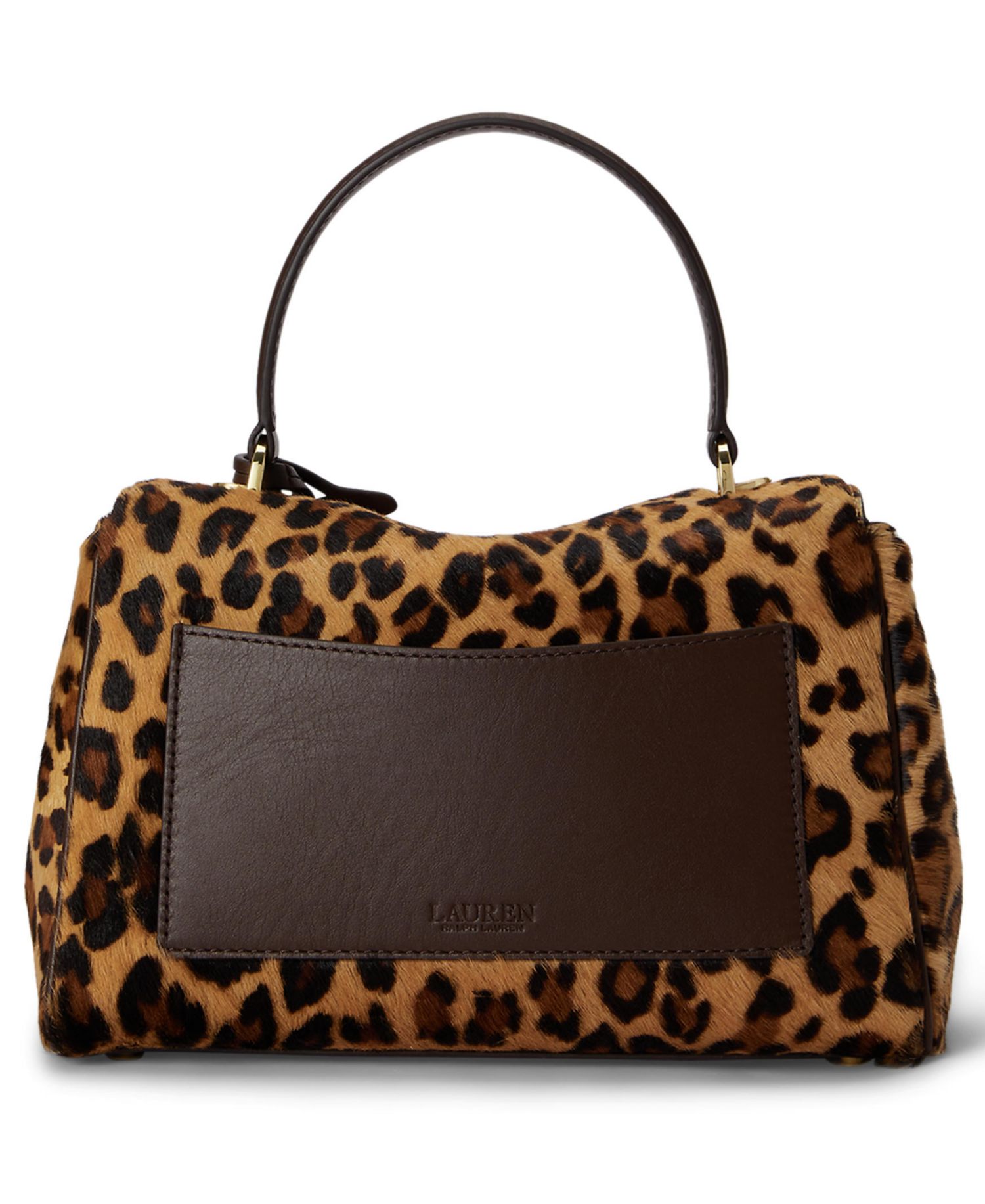 Farrah Leopard Print Small Soft Satchel Bag