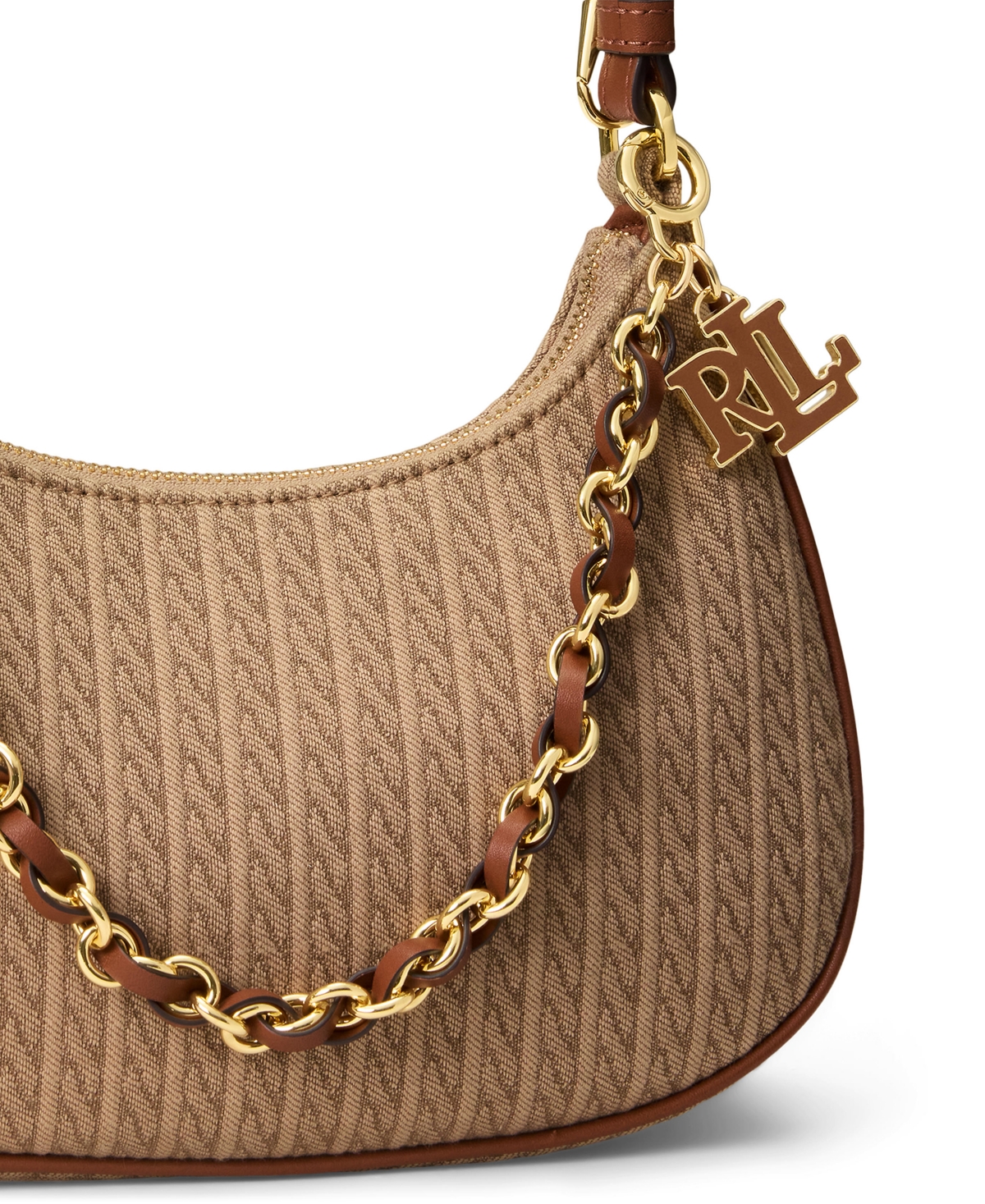 Lauren Ralph Lauren Small Marcy Zipper Shoulder Handbag