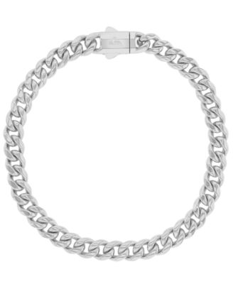 Men's Miami Platinum-Plated Cuban Chain Bracelet