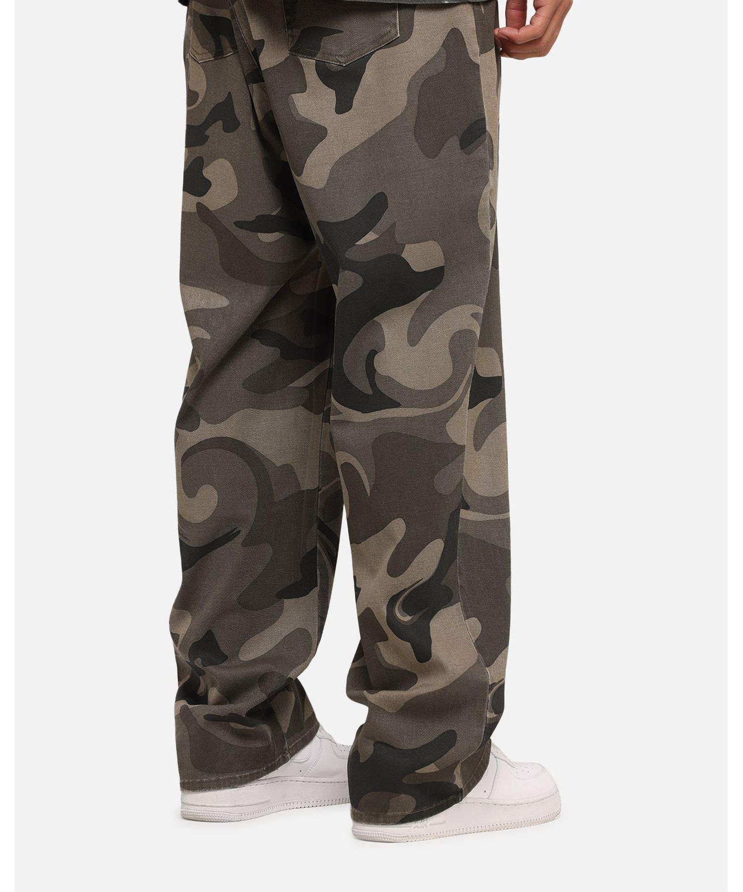 Men's Washed Camo Pants