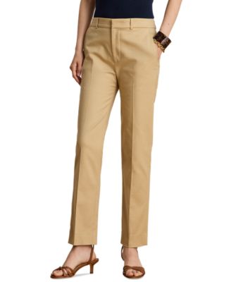 Petite High-Rise Slim Ankle Pants