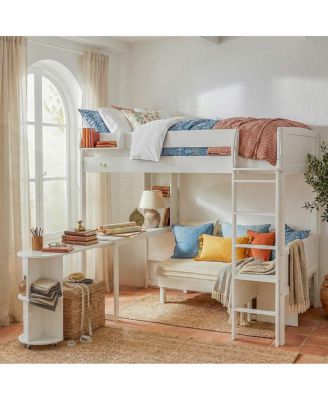  Full Size Daybed with Trundle Three Storage Drawers and Solid Wood Frame