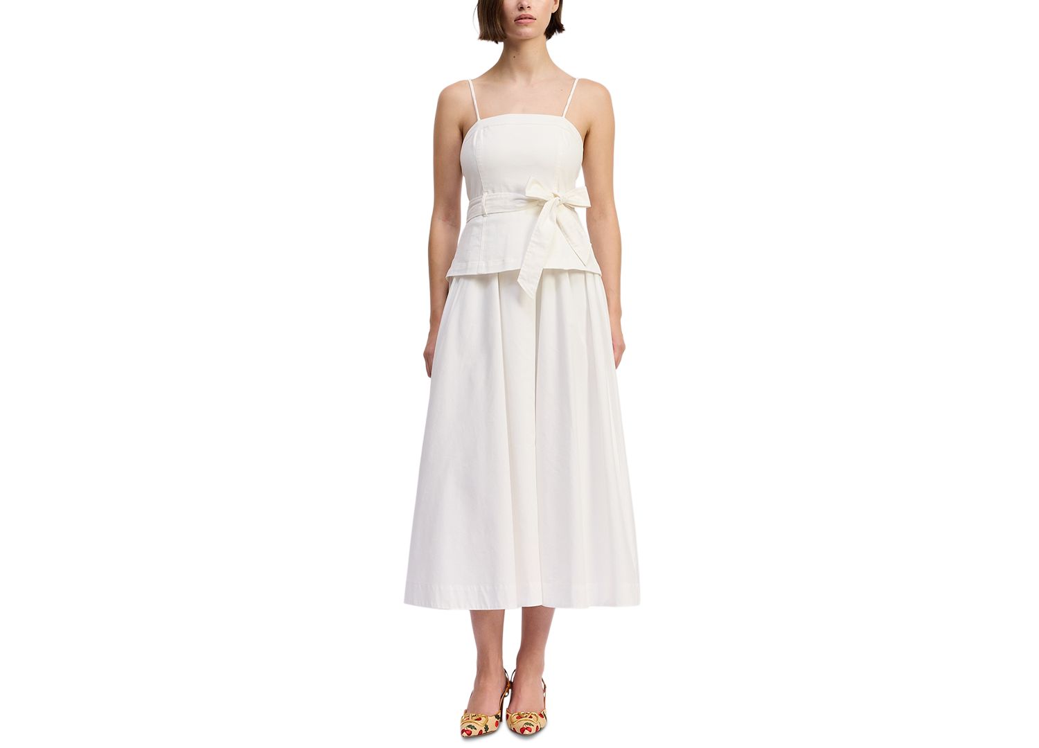 Women's Samantha Corset Mixed Media Dress