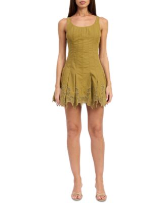 Women's Elin Embroidered Sleeveless Mini Dress