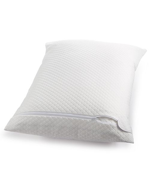 Martha Stewart Collection Waterproof Bed Bug Standard Queen Pillow