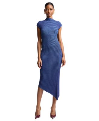 macy's ribbed knit midi dress Calvin Klein Jeans Women's Rib-Knit Sleeveless Midi Dress
