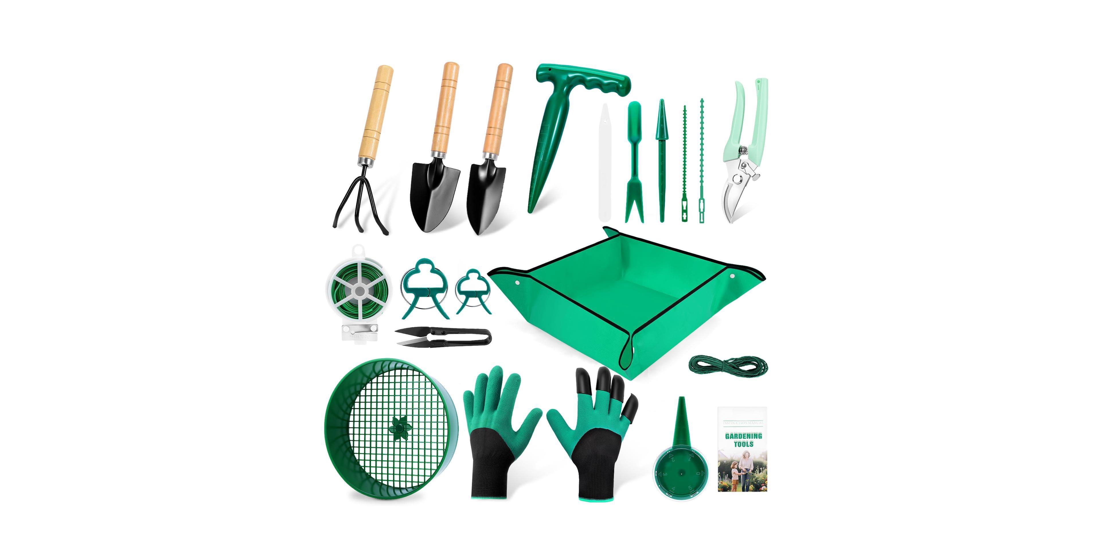 Xdovet Gardening Tool Set 18Pcs Indoor Plant Bonsai Kit