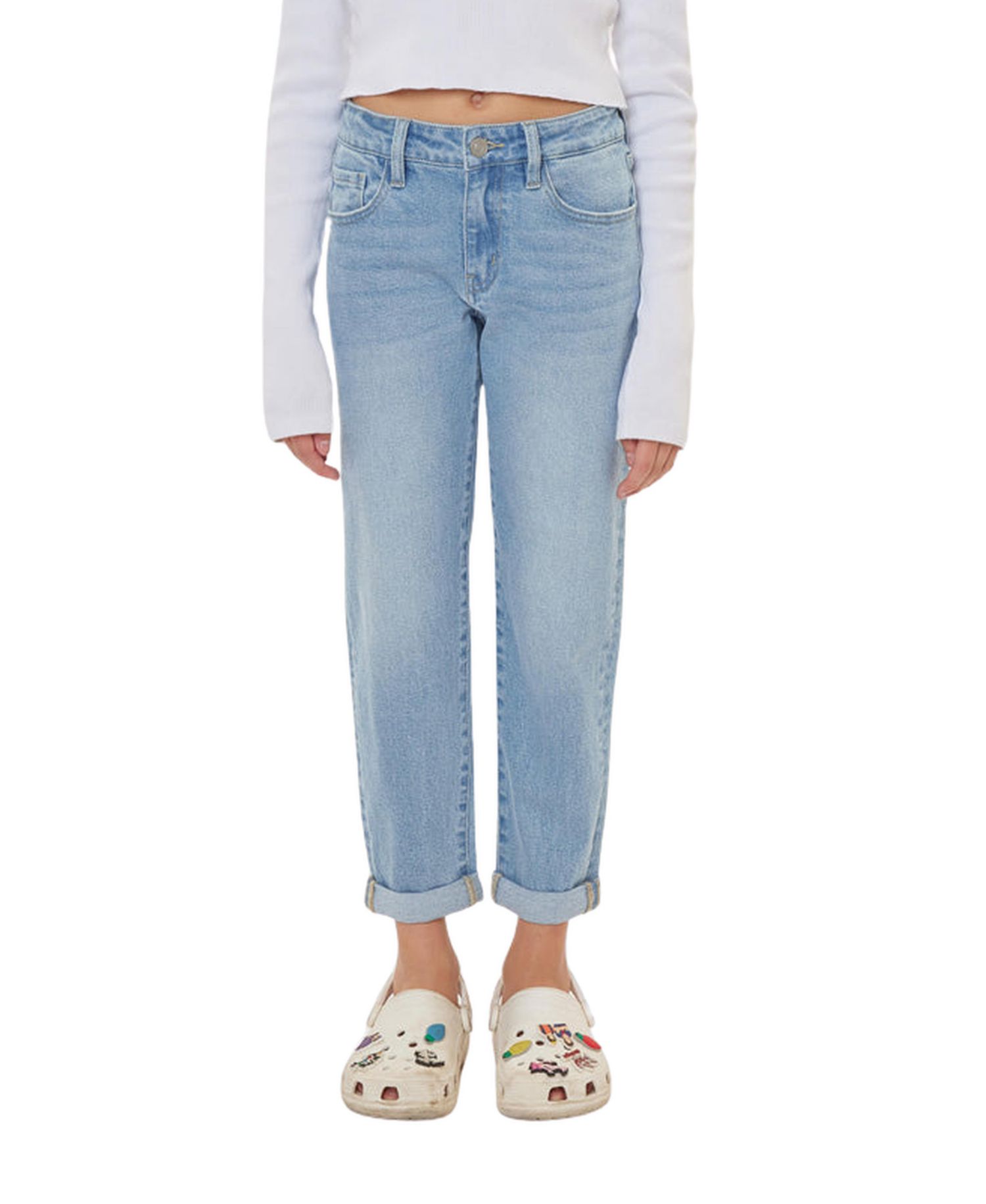 Big Girls' Halo Mini Mom Jeans