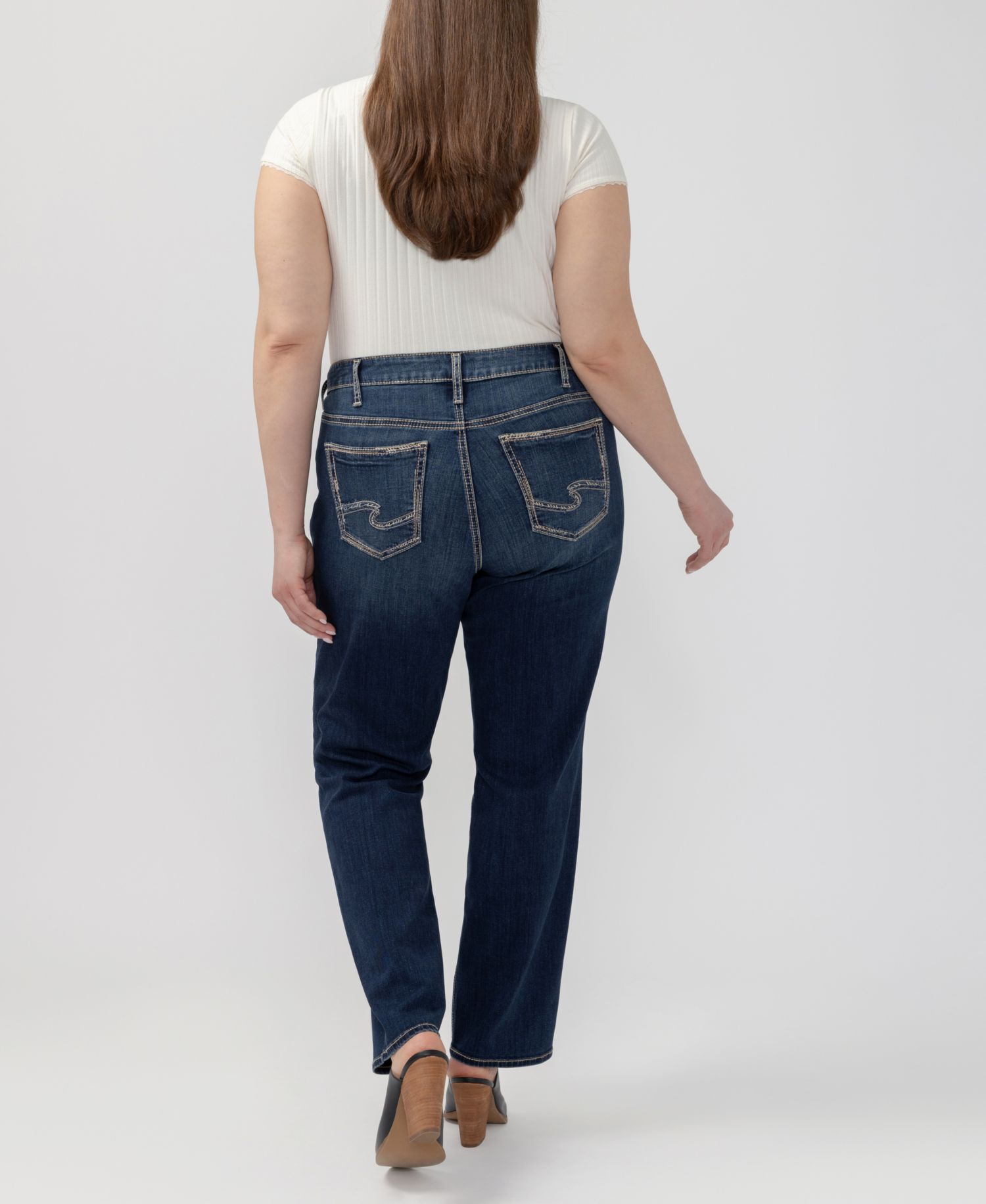 Plus Size Elyse Comfort Fit Straight Jeans