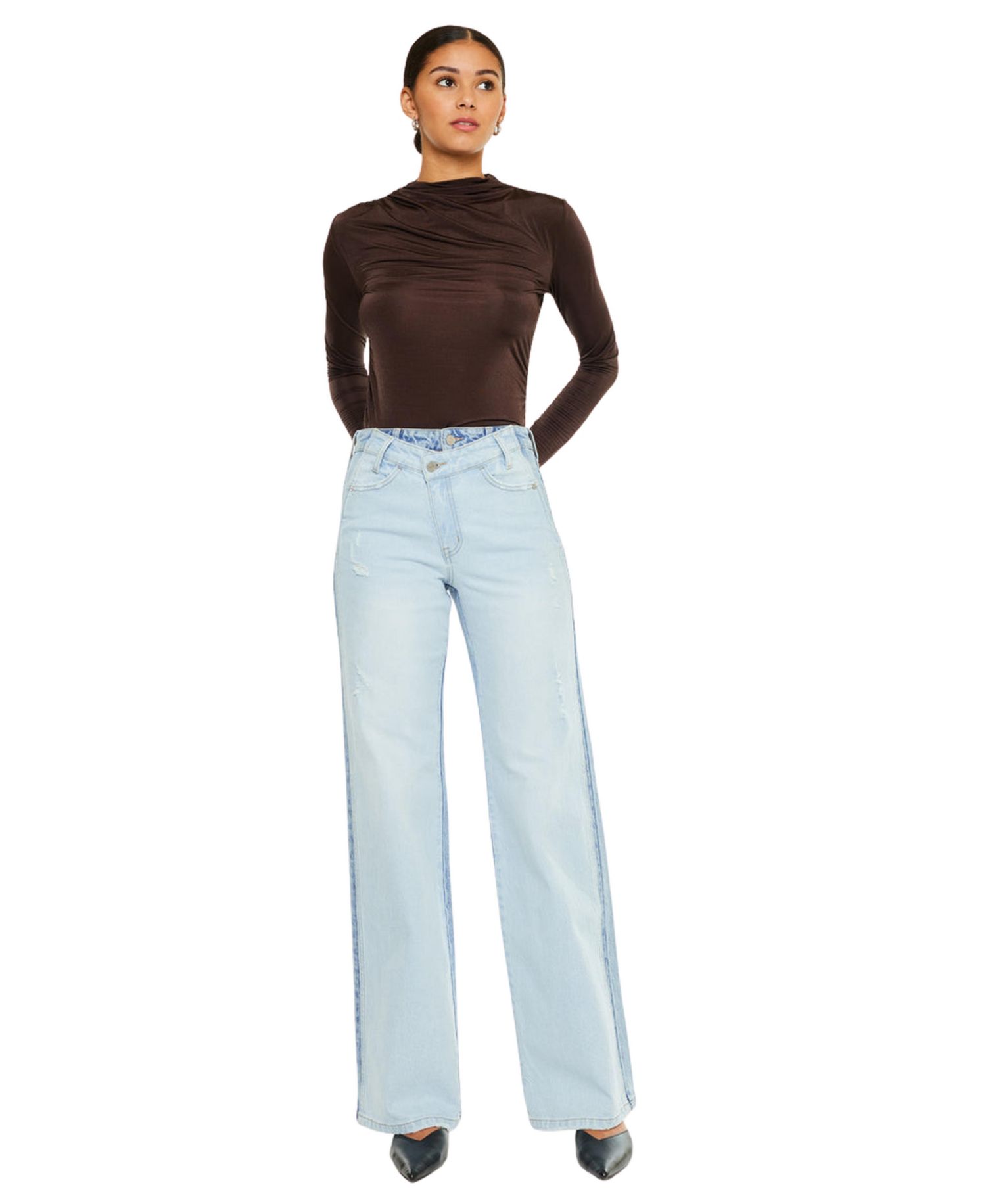 Women's Clara High Rise Wide-Leg Jeans