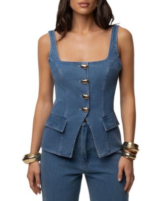 Women's Step Forward Denim Top