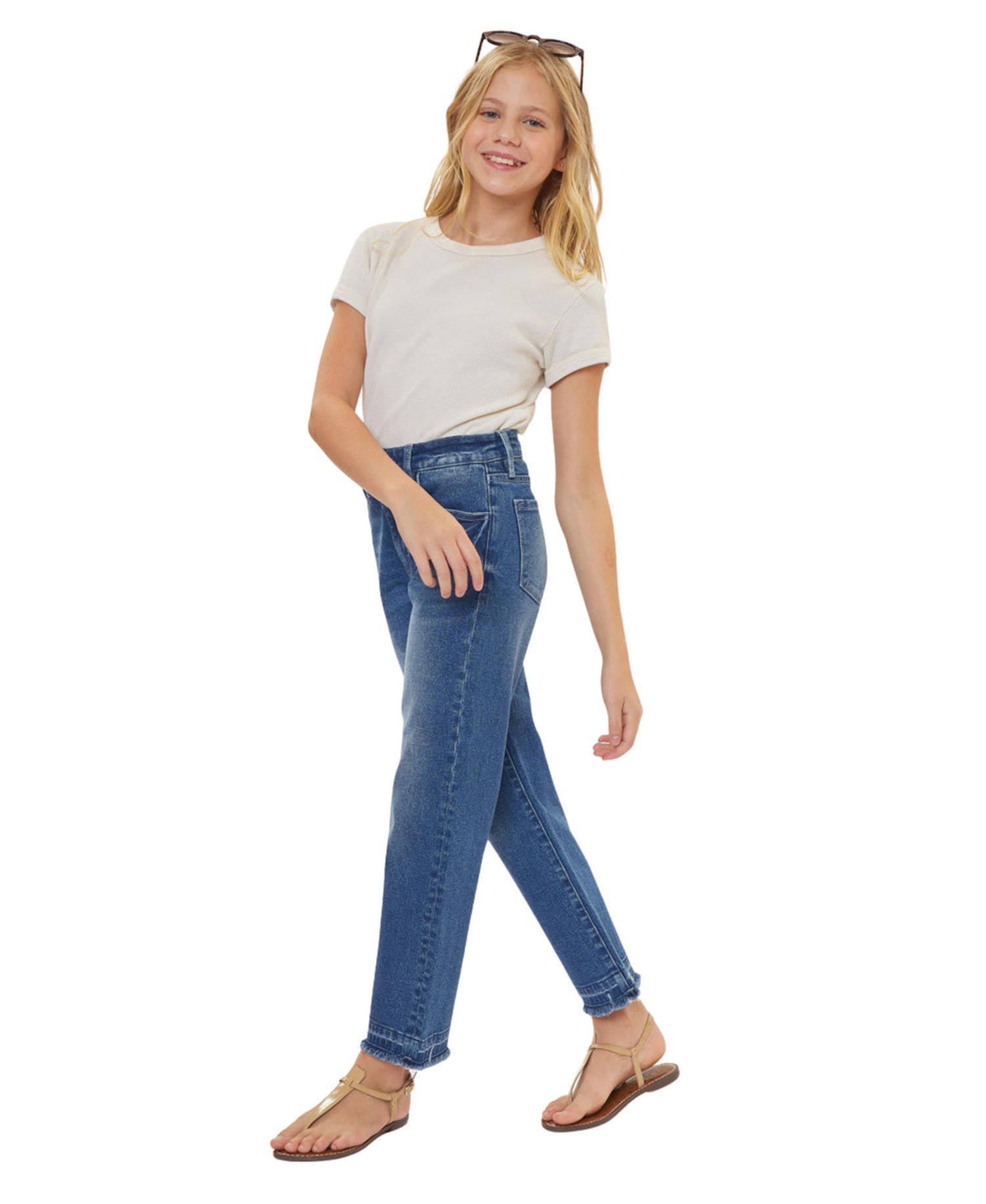 Big Girls Royal High Rise Straight Jeans