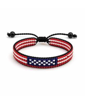 America 250 Handcrafted Beaded Bracelet: Shared Freedom, Shared Future