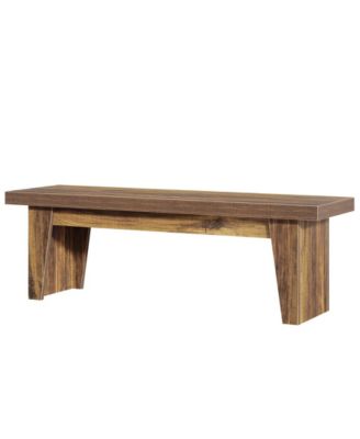 55" Farmhouse Entryway Bench with Shoe Storage