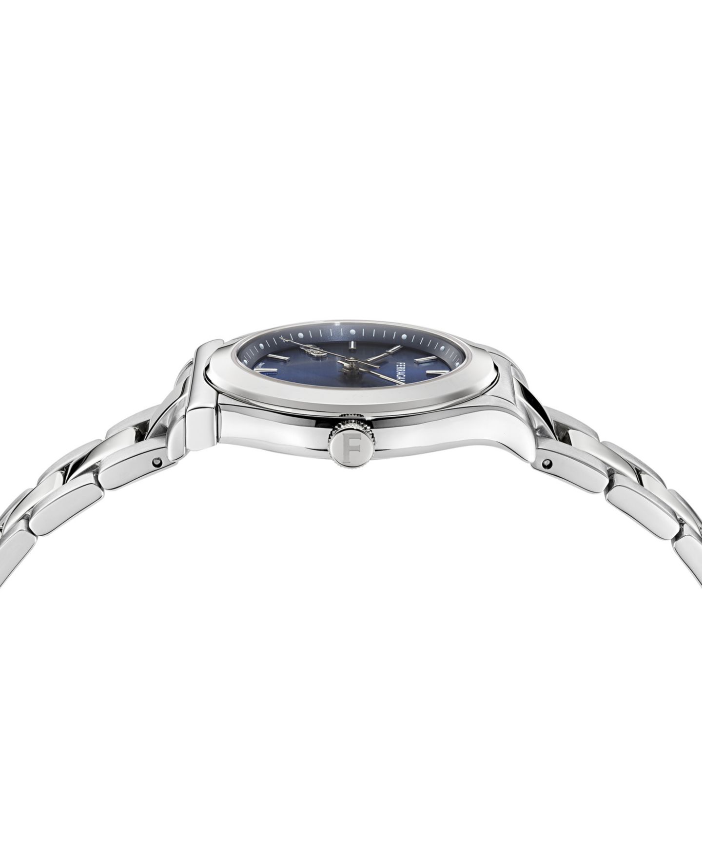 Женские часы Ferragamo 1927 Silver Stainless Steel Bracelet Watch 33mm — фото 2