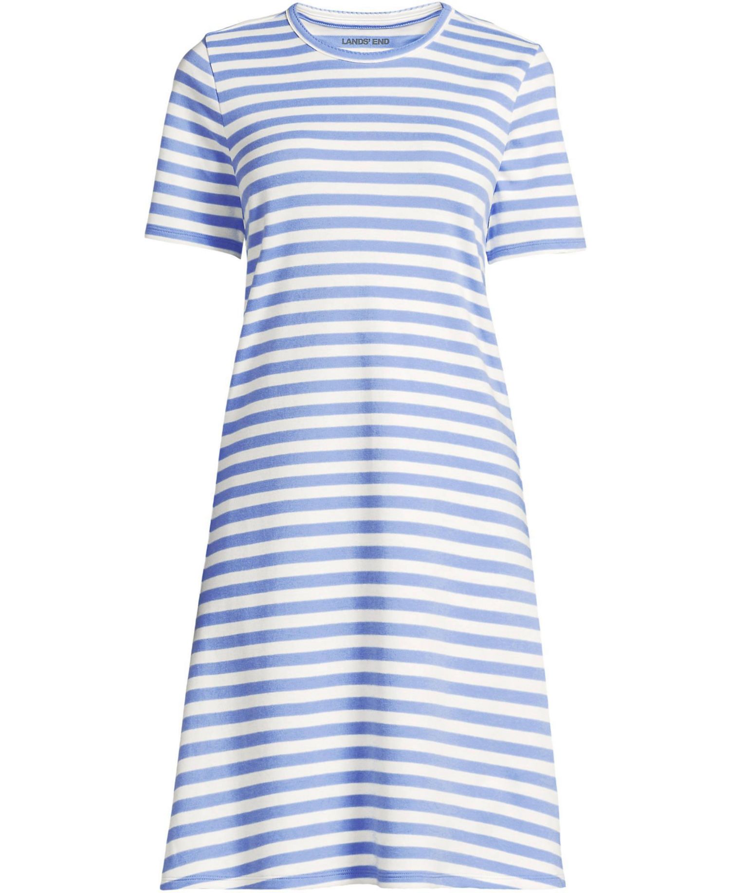 Women's Cotton Interlock Short Sleeve Knee Length Gown