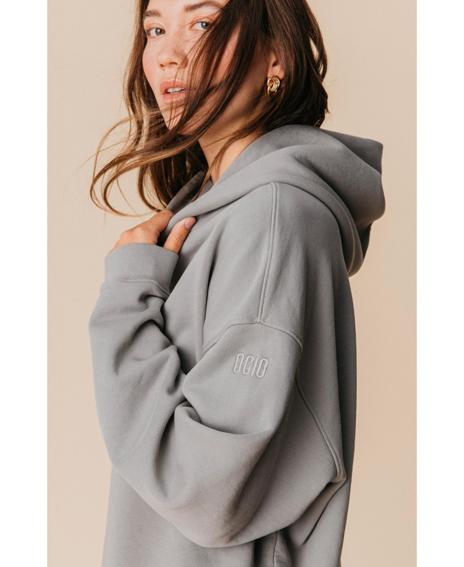 Women’s Organic Cotton Teddy Oversized Hoodie