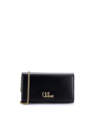 Iconic Flap Wallet on Chain Leather