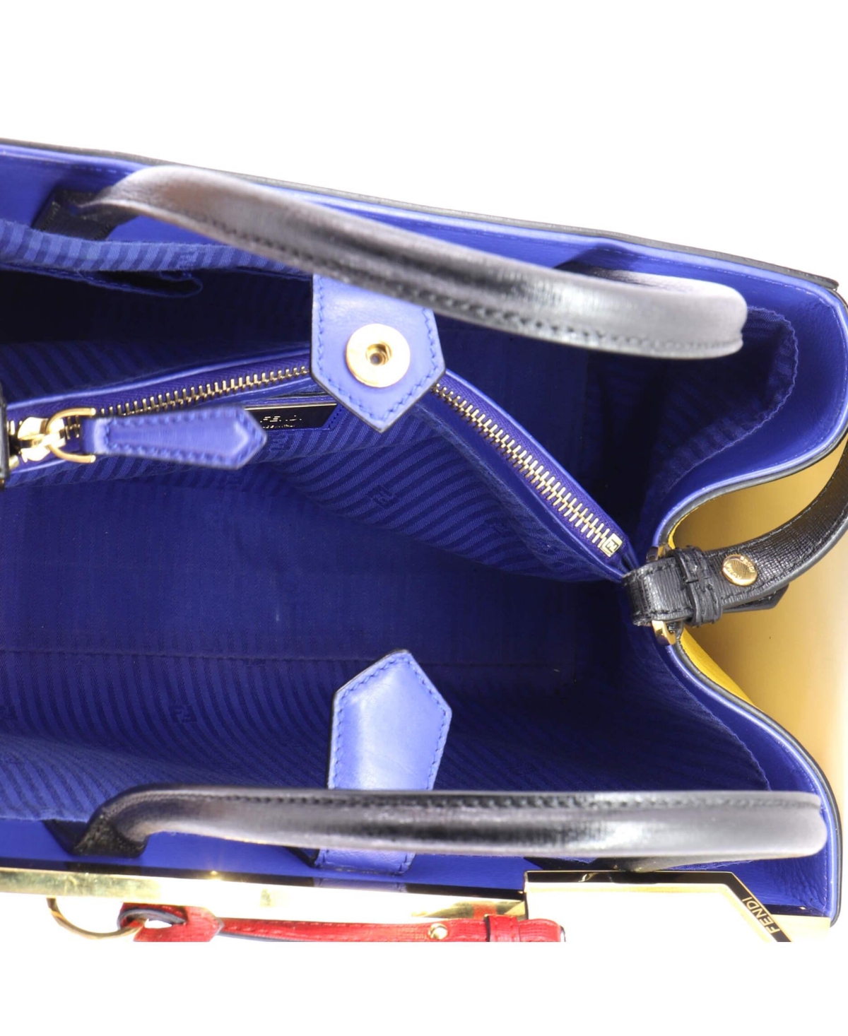 Pre-Owned Fendi Medium 2Jours Bag Leather