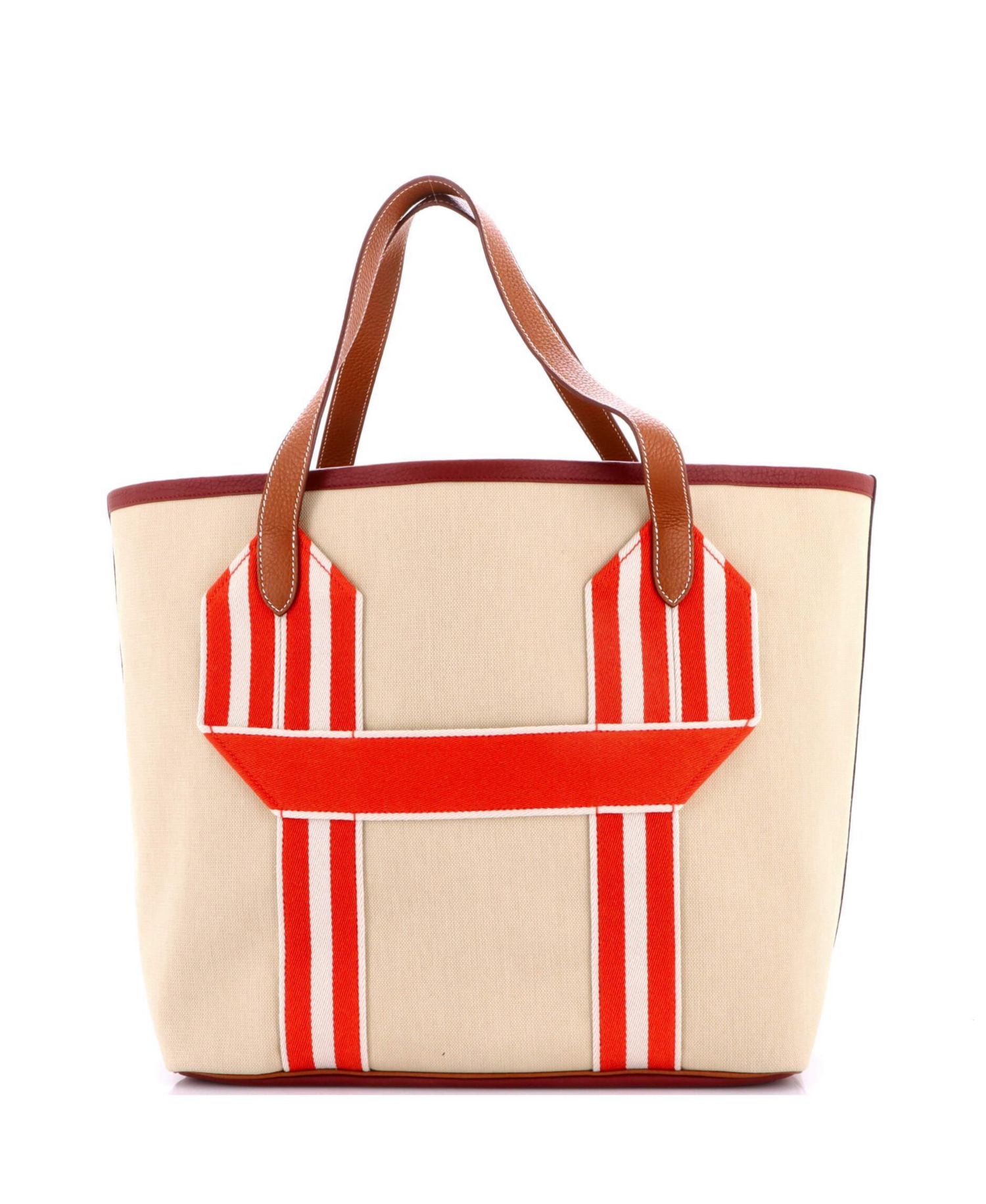 Pursangle Tote Canvas with Leather