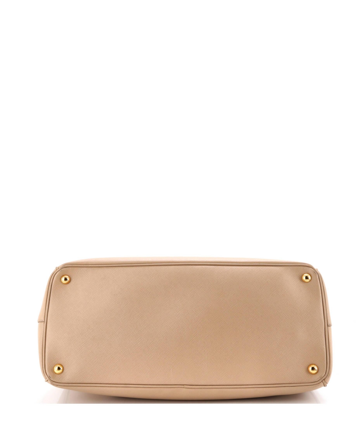 Pre-Owned Prada Xl Double Zip Lux Tote Saffiano Leather