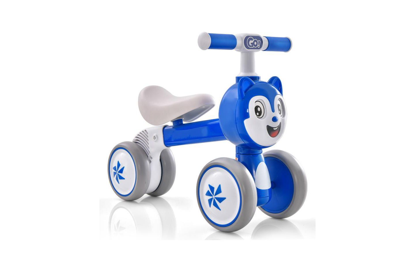Детская игрушка Slickblue Lightweight Baby Balance Bike with 4 Wheels No Pedal Design, цвет: Синий — фото 11