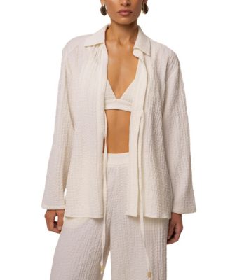 Women's Unwind Tie-Front Blouse
