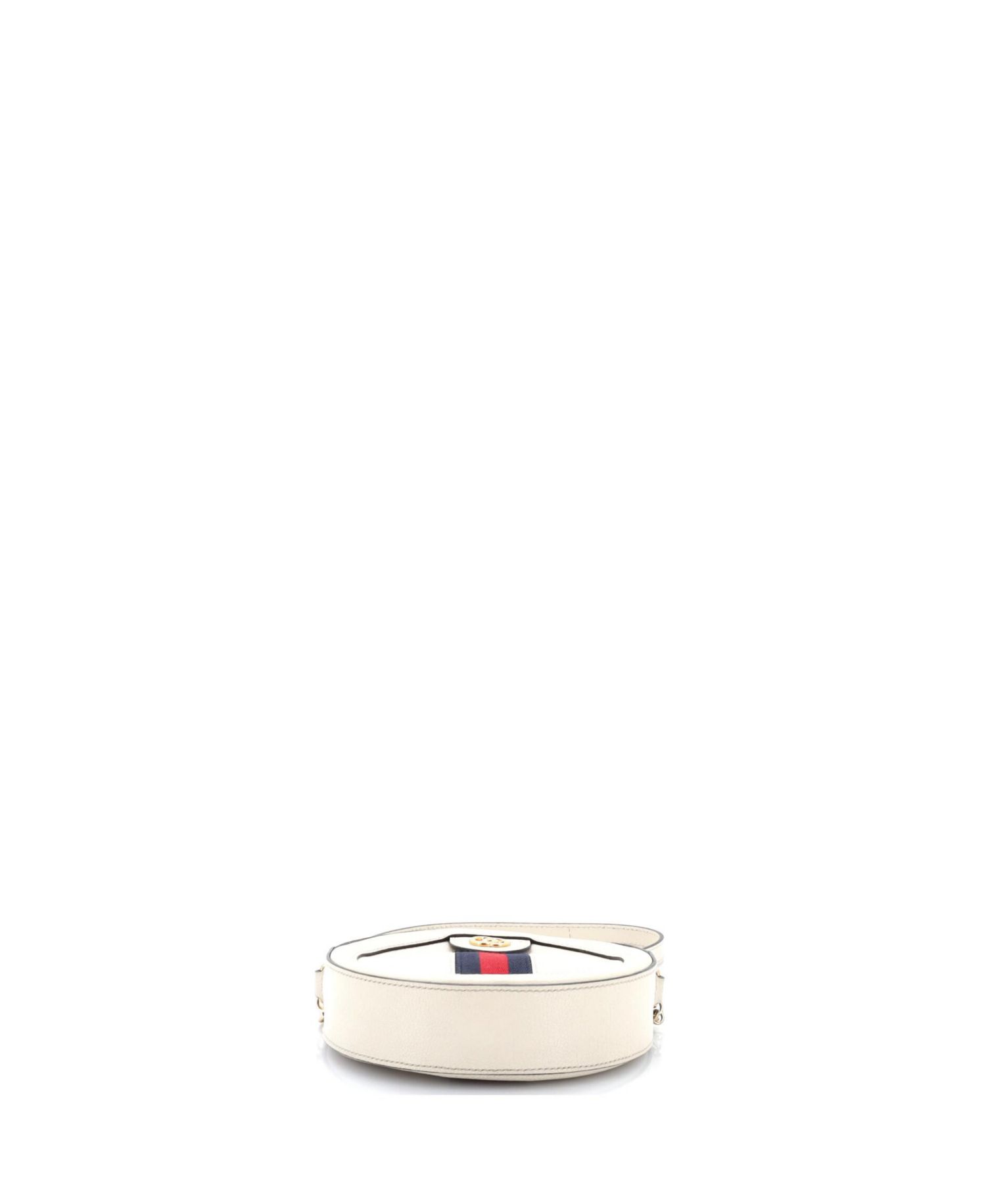 Mini Ophidia Round Shoulder Bag Leather