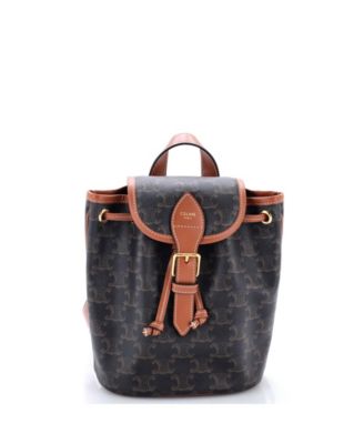Mini Folco Backpack Triomphe Coated Canvas