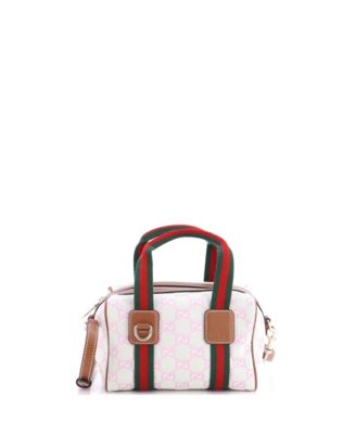 Mini Web Boston Bag GG Canvas