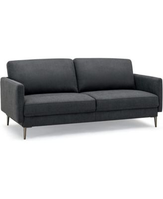 2-Seater Modern Loveseat with Plush Back Cushions