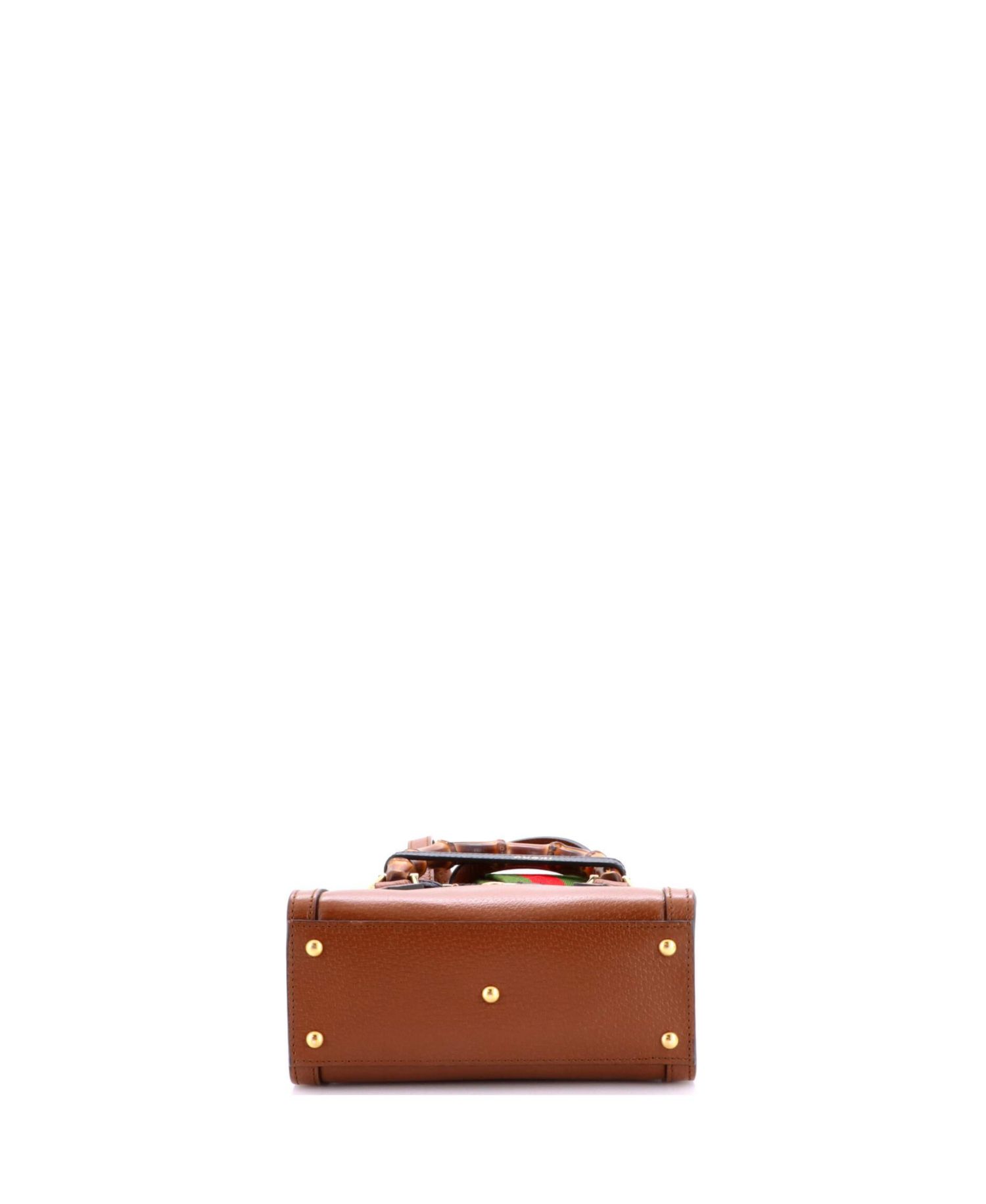 Mini Diana NM Bamboo Handle Tote Leather