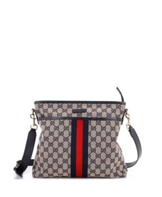 Small Front Pocket Web Messenger GG Canvas