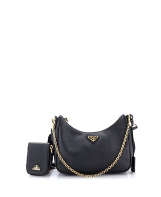 Small Re-Edition 2005 Shoulder Bag Saffiano Leather