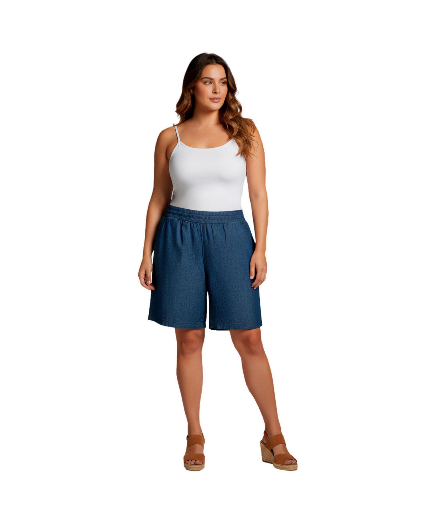 Women's Wide-Leg Drawstring Short