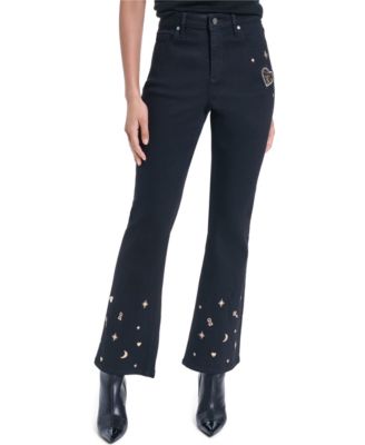 Women's Charm Detail Bootcut Jeans
