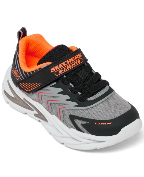 Детские кроссовки Skechers Toddler Kids Lights: Flex-Glow Ultra - Prism-Pacer Fastening Strap Light-Up Lifestyle Sneakers from Finish Line