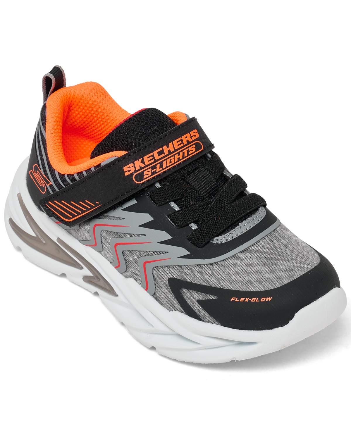 Детские кроссовки Skechers Toddler Kids Lights: Flex-Glow Ultra - Prism-Pacer Fastening Strap Light-Up Lifestyle Sneakers from Finish Line — фото 1