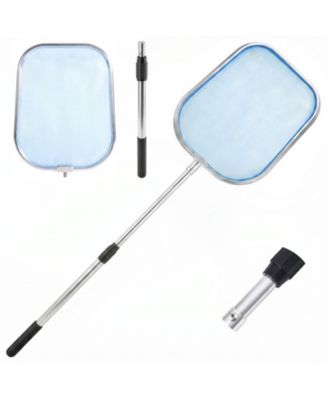 Pool Skimmer Net With Pole Aluminum Frame Handle Metal