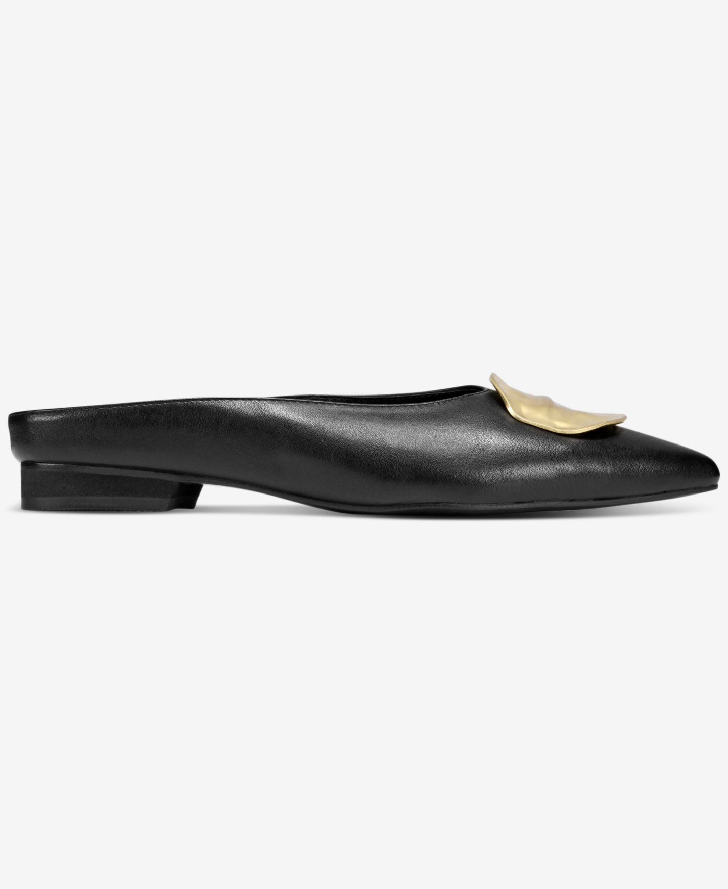 Женские сабо SMASH Shoes Naomi Mule Flats - Extended Sizes Available, цвет: Чёрный — фото 3