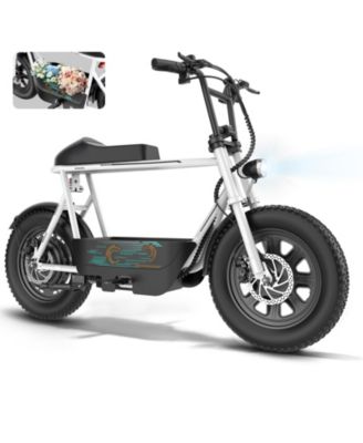 Peak 1200W Electric Scooter with Seat, 16"x3" Fat Tire E-scooter All-Terrain, Max 15 Miles 20MPH